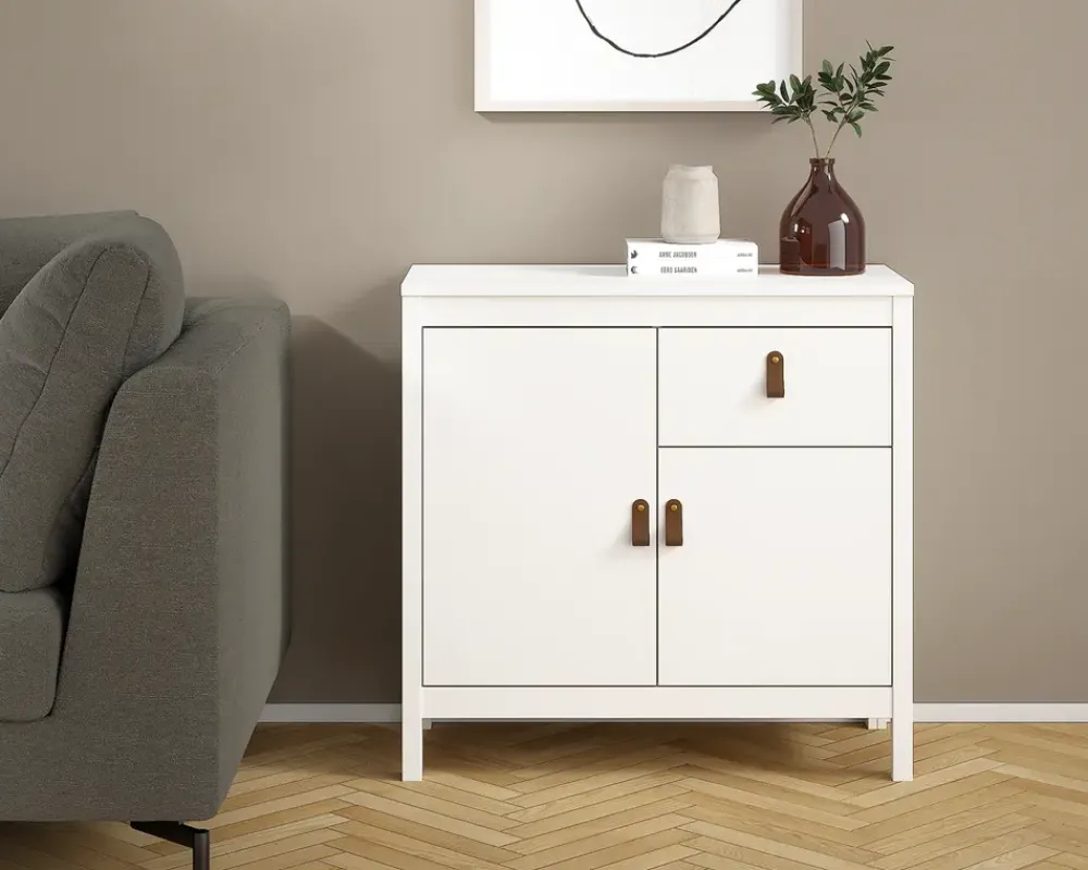 Daells Bolighus Skænk Madrid hvid med 1 skuffe