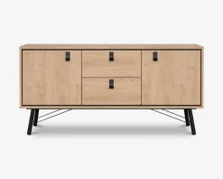 Clearance Daells Bolighus Skænk Ry B. 150 cm sort/eg