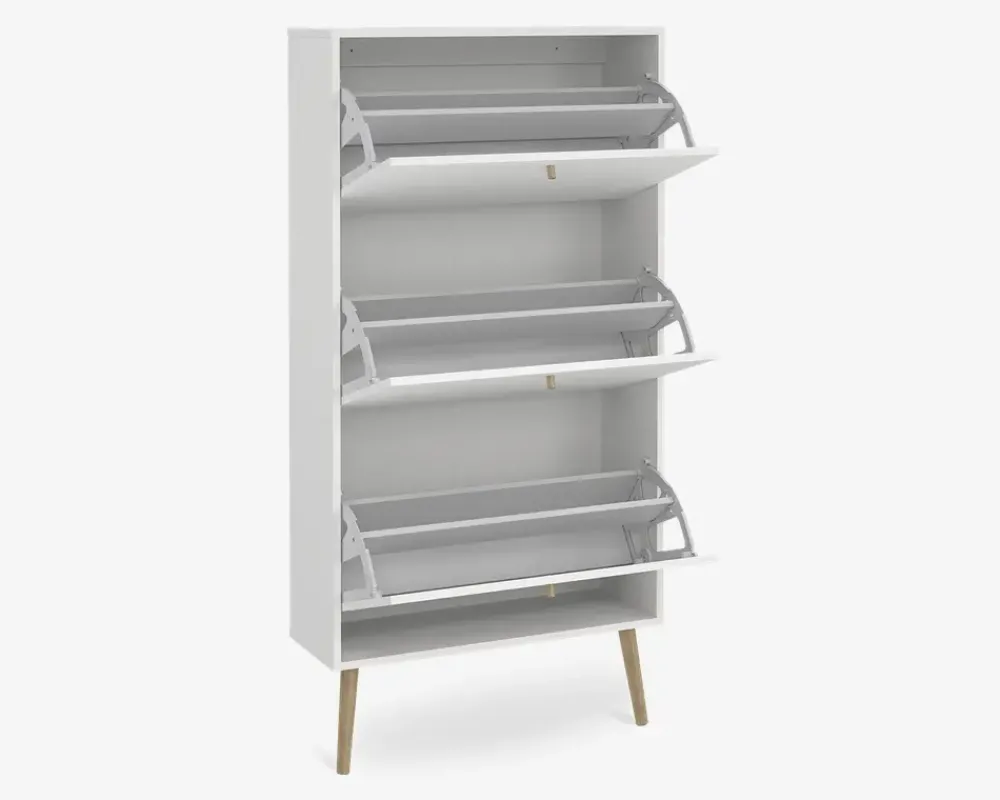 New Daells Bolighus Skoskab Bodo i hvid