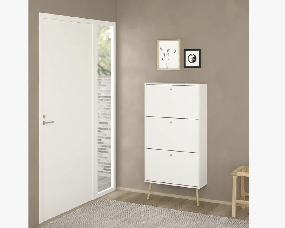 New Daells Bolighus Skoskab Bodo i hvid