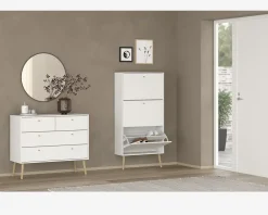 New Daells Bolighus Skoskab Bodo i hvid