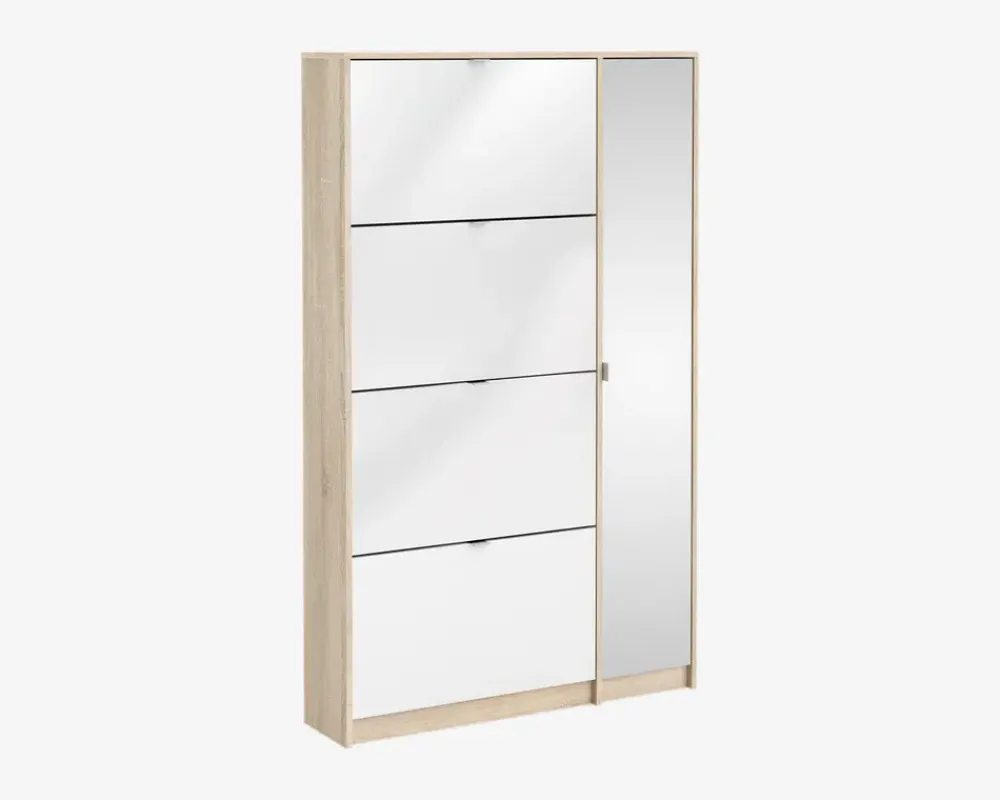 Discount Daells Bolighus Skoskab Shoes m. 4 låger og spejldør