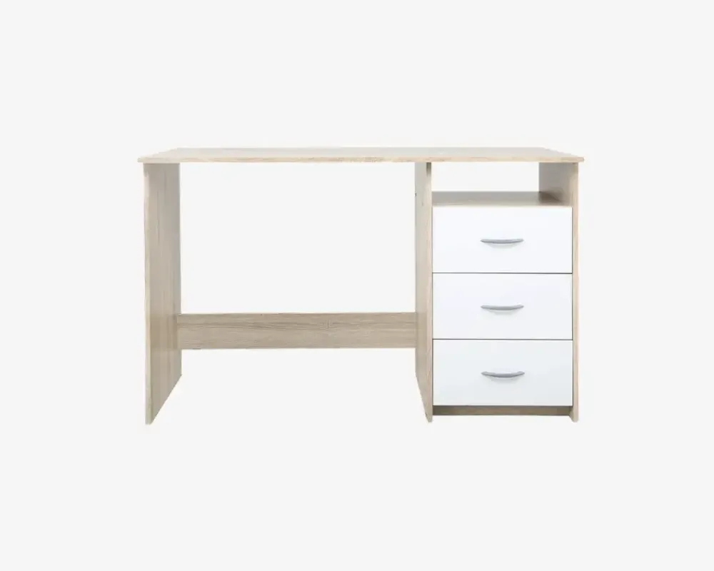 Outlet Daells Bolighus Skrivebord Adria Lys Eg/Hvid