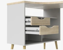 Daells Bolighus Skrivebord Delta Hvid/Eg