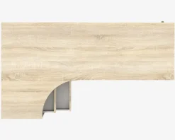 Daells Bolighus Skrivebord Delta Hvid/Eg