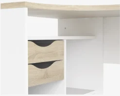 Discount Daells Bolighus Skrivebord Hjørne Hvid/Eg