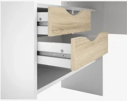 Discount Daells Bolighus Skrivebord Hjørne Hvid/Eg