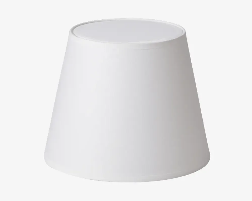 Best Daells Bolighus Skærm Emma Domus H. 20 cm Hvid