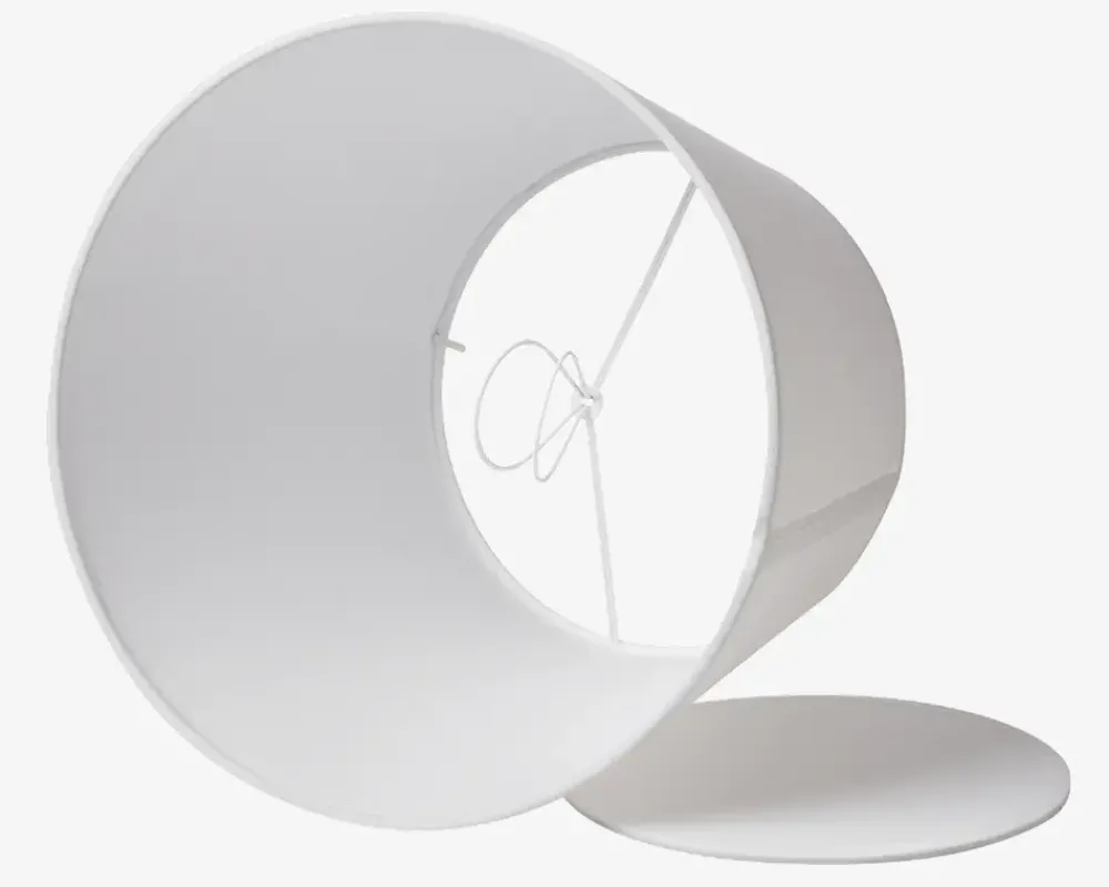 Best Daells Bolighus Skærm Emma Domus H. 20 cm Hvid