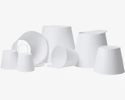 Sale Daells Bolighus Skærm Emma Domus H. 13,5 cm Hvid