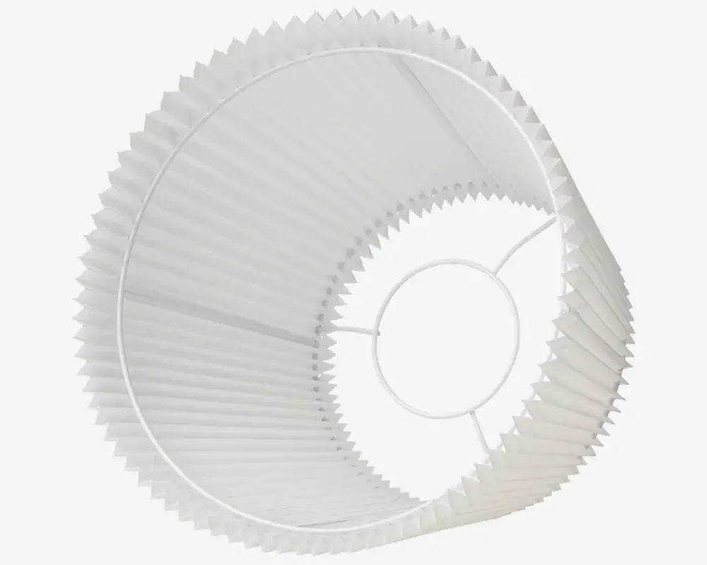 Best Daells Bolighus Skærm Emma Villa hvid H.22,5 cm