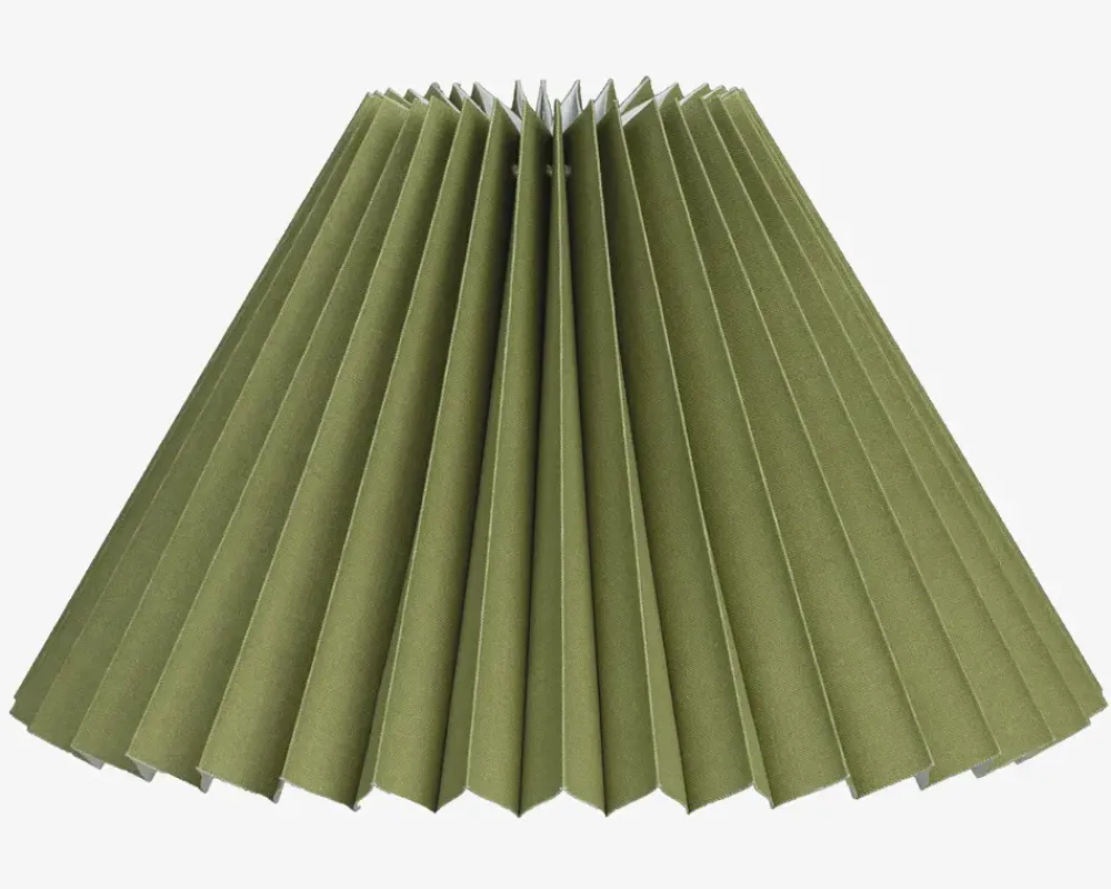 Clearance Daells Bolighus Skærm Plisse Empire 23 cm Grøn