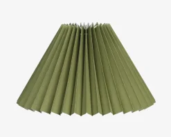 Hot Daells Bolighus Skærm Plisse Empire 18 cm Grøn