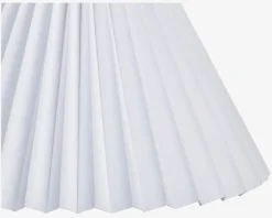 Best Daells Bolighus Skærm Plisse Empire 18 cm Hvid