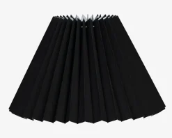 New Daells Bolighus Skærm Plisse Empire 21 cm Sort