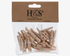 Discount Daells Bolighus Små klemmer træ H.1,5 cm