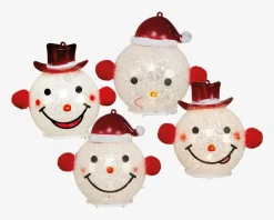 Best Daells Bolighus Smiley M. Nissehue LED H.9cm