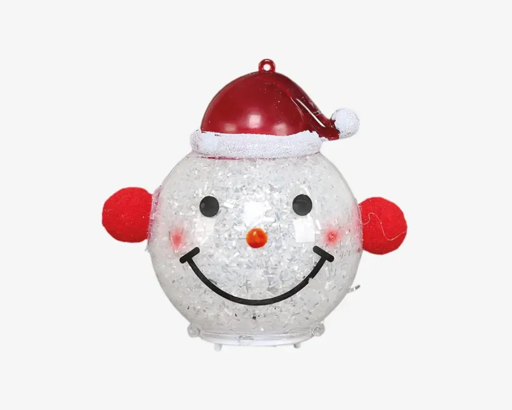 Best Daells Bolighus Smiley M. Nissehue LED H.9cm