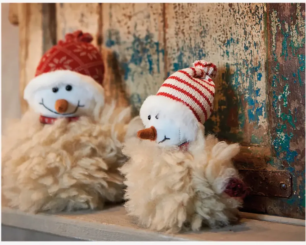 Daells Bolighus Snemand m/hue stof H.16 cm