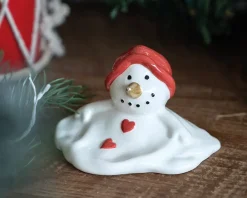 Best Daells Bolighus Snemand smeltet hvid H.5 cm