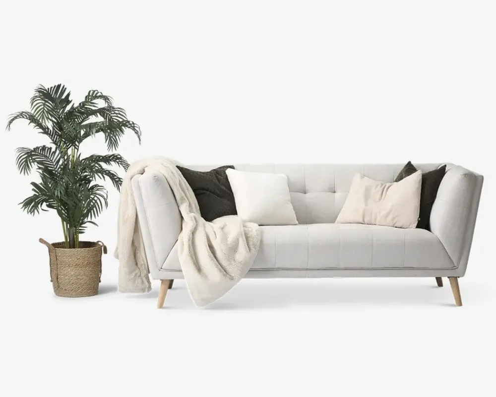 Best Daells Bolighus Sofa 3 Pers. Stof Beige