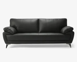 Best Daells Bolighus Sofa 3 Pers. Kunstlæder/PU Sort