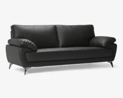 Best Daells Bolighus Sofa 3 Pers. Kunstlæder/PU Sort