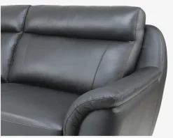 Daells Bolighus Sofa 3 Pers. Sort Læder