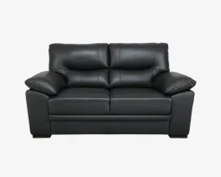 Hot Daells Bolighus Sofa 2 Pers. Sort Læder