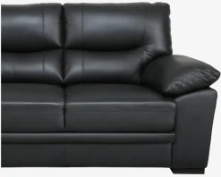 Hot Daells Bolighus Sofa 2 Pers. Sort Læder