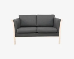 Best Daells Bolighus Sofa 2 Pers. Tremmesofa Grå Stof