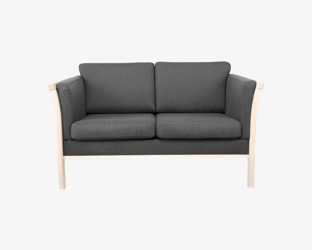 Best Daells Bolighus Sofa 2 Pers. Tremmesofa Grå Stof