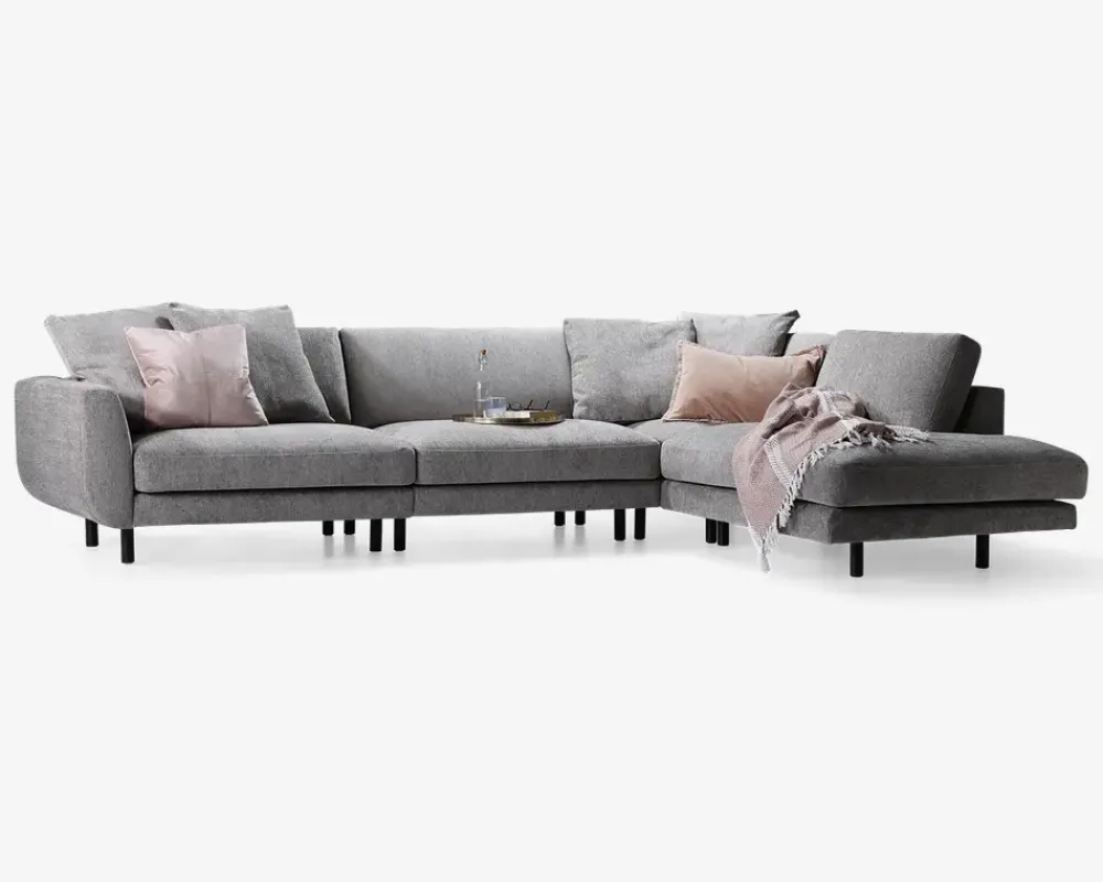 Best Daells Bolighus Sofa Lazy open end højrevendt