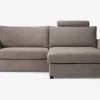 Daells Bolighus Sofa m/Chaiselong Grå/Beige Møbelstof