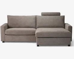 Daells Bolighus Sofa m/Chaiselong Grå/Beige Møbelstof