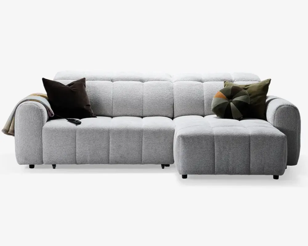 Sale Daells Bolighus Sofa med chaiselong højre relaxfunktion