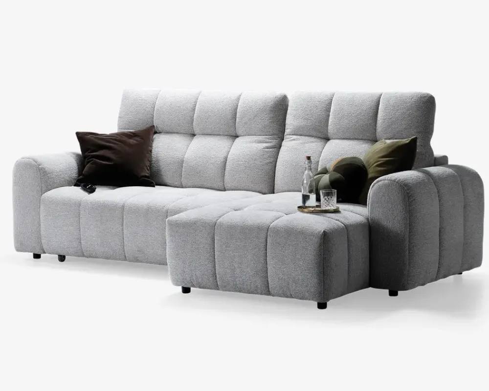 Sale Daells Bolighus Sofa med chaiselong højre relaxfunktion