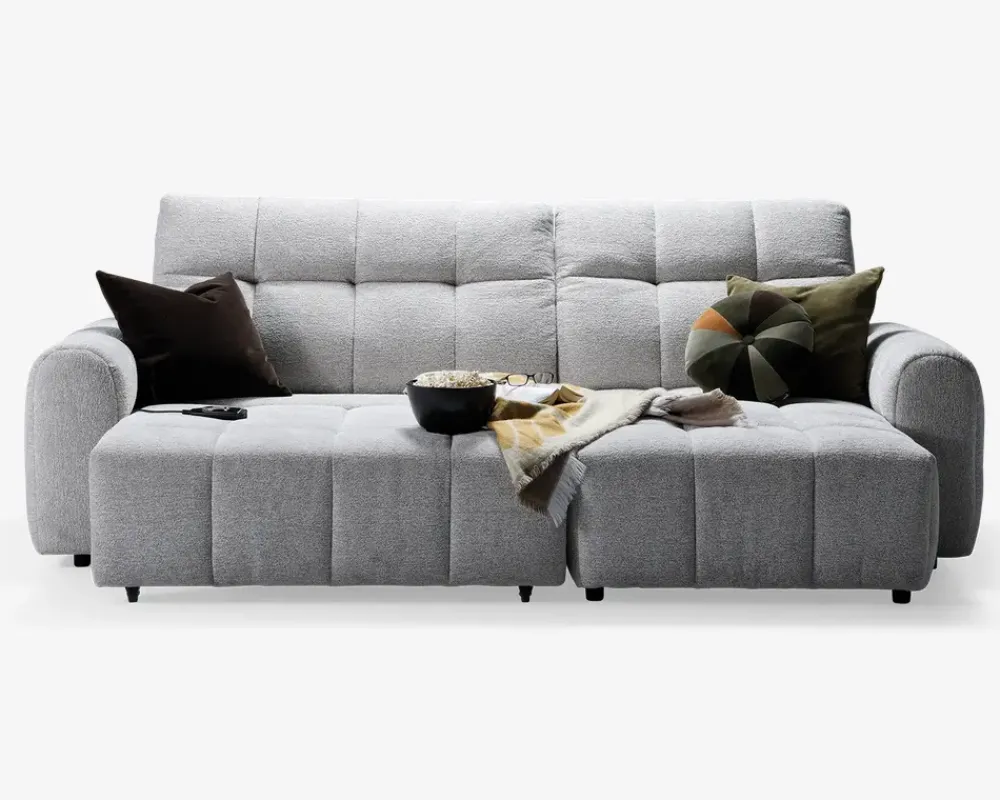 Sale Daells Bolighus Sofa med chaiselong højre relaxfunktion