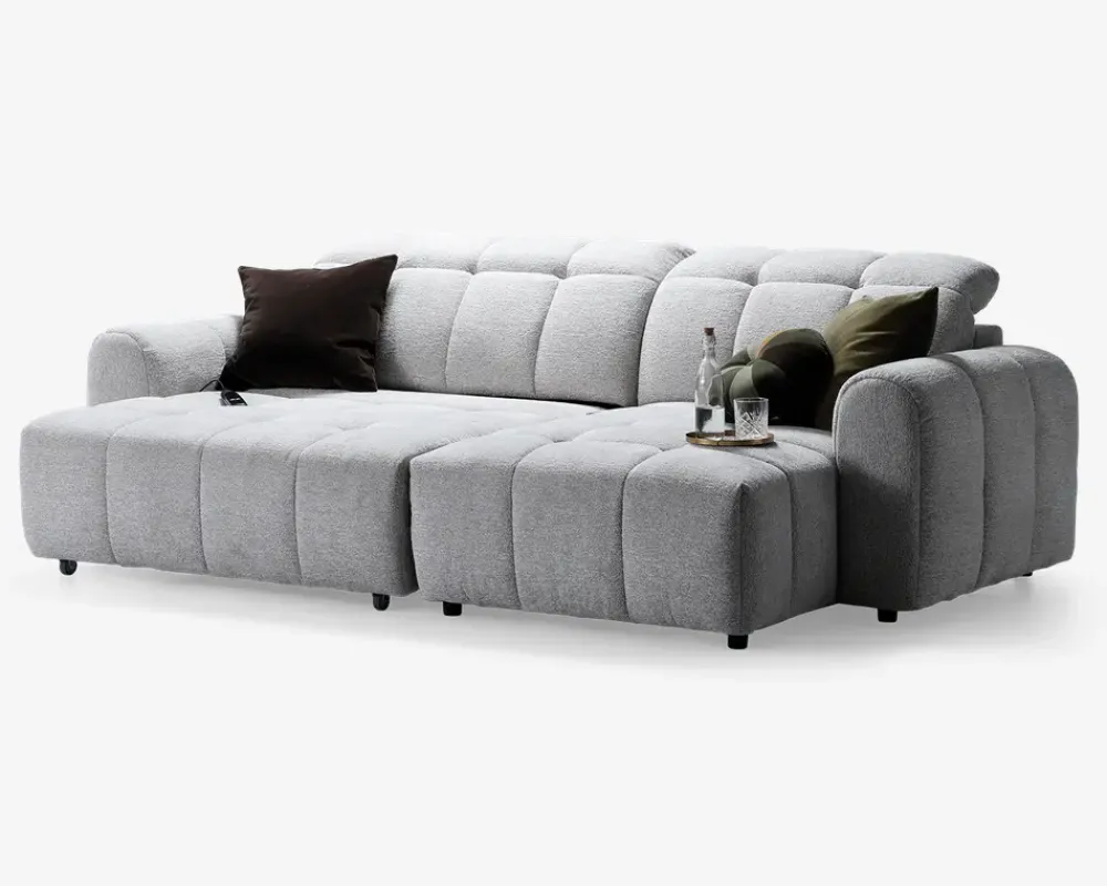 Sale Daells Bolighus Sofa med chaiselong højre relaxfunktion