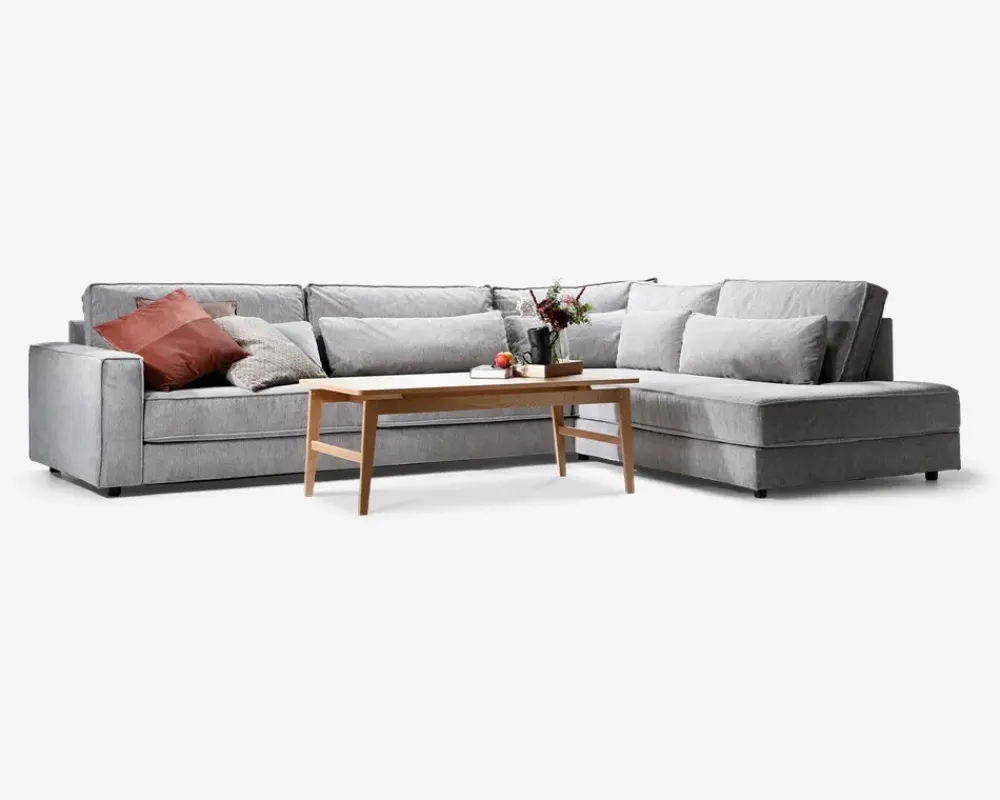 Outlet Daells Bolighus Sofa m/Open End Højre Grå