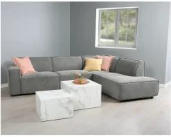 Online Daells Bolighus Sofa m/Open End Højrevendt Grå