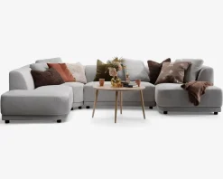 New Daells Bolighus Sofa U-shape grå/beige venstrevendt