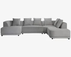 Best Daells Bolighus Sofa U-Shape Højre Lys Grå