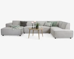 Clearance Daells Bolighus Sofa U-shape Højrevendt Beige