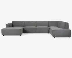 Clearance Daells Bolighus Sofa U-shape Højrevendt Grå