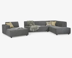 Clearance Daells Bolighus Sofa U-shape Højrevendt Grå