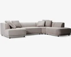 Best Daells Bolighus Sofa U-shape Taupe højrevendt