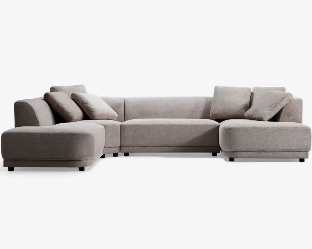 Best Daells Bolighus Sofa U-shape Taupe venstrevendt