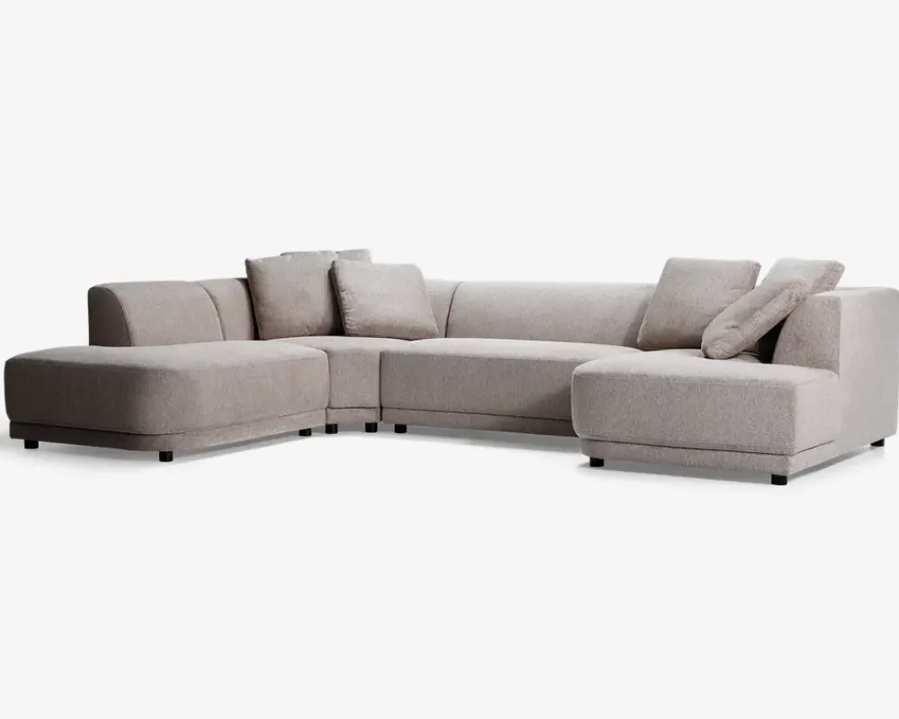 Best Daells Bolighus Sofa U-shape Taupe venstrevendt