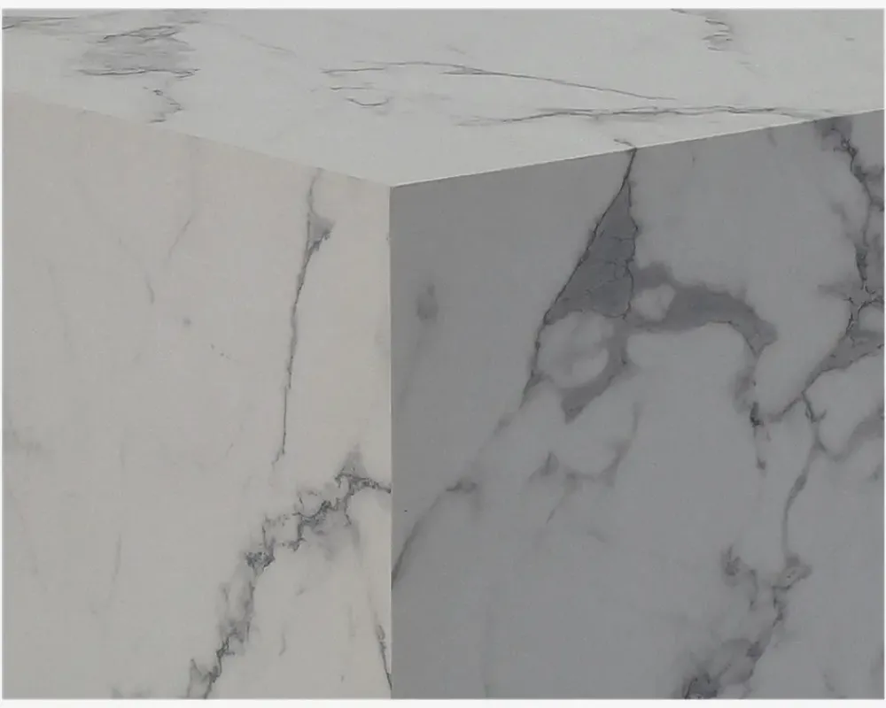 New Daells Bolighus Sofabord Dice Marmorlook Hvid